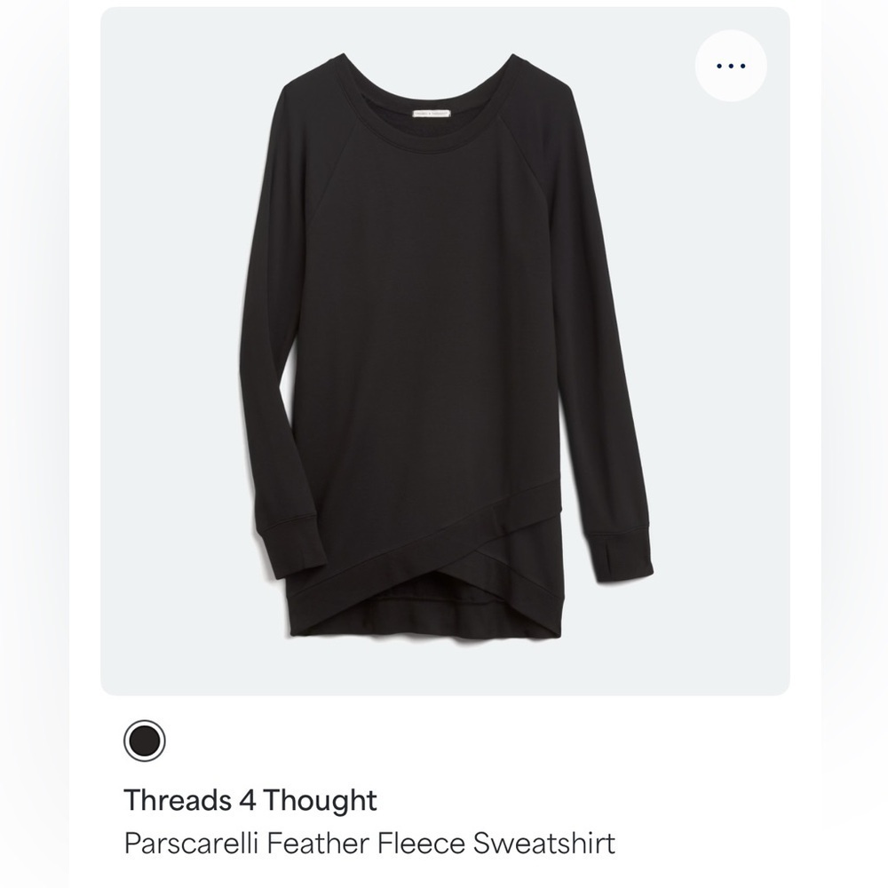 Threads 4 Thought Women’s Feather Fleece Sweatshirt - Picture 4 of 4
